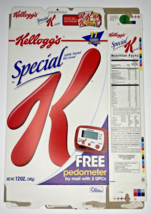 2005 Empty Kellogg&#39;s Special K Pedometer 12OZ Cereal Box SKU U198/104 - £15.26 GBP