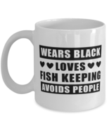 Coffee Mug for Fish Keeping Fans - Funny 11 oz Tea Cup For Friends Office  - £11.15 GBP