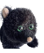 Halloween Webkinz Cat Ganz HM135 Black Green Eyes Plush Stuffed Animal N... - £8.63 GBP