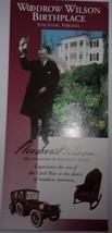Vintage Woodrow Wilson Birthplace Virginia Brochure - $2.99