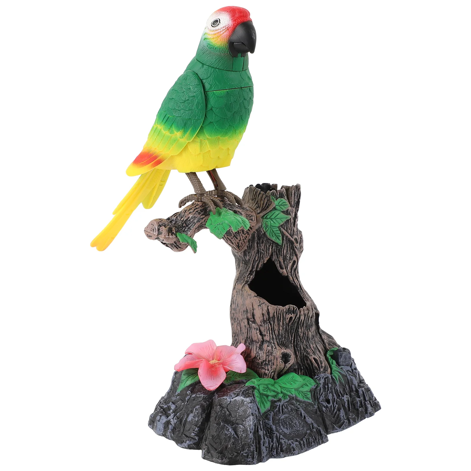 Parrot Toy Talking Recording Bird Electric Control Kids Voice Chirping - £15.22 GBP