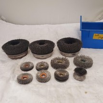 Lot of Various Crimped Wire Wheel Brushes Hand Tool LOT 378 - £46.61 GBP