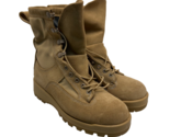 Bates Men&#39;s 10&quot; Vibram Gore-Tex Military Combat Boots Tan Size 5M - £89.66 GBP