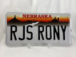 RJS RONY Vintage Vanity License Plate Nebraska Personalized Auto Man-Cav... - £48.44 GBP
