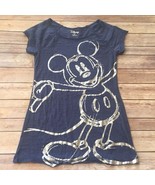 Mickey Mouse Silver Foil Lace Distressed Tee - £9.83 GBP