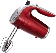 Brentwood HM-48R Lightweight 5-Speed Electric Hand Mixer, Red, 150 Watts... - £17.76 GBP