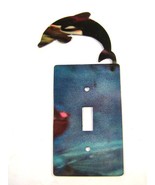 Porpoise / Dolphin Single Switch Cover Plate by Steel Images 42715 - £22.15 GBP