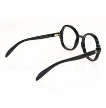GUCCI Authentic 1069 Black Web Stripe Round Retro Eyeglasses GG1069O Optical 001 - £258.77 GBP