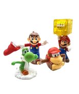 Mario Happy Meal Toy Lot of 4 - Mario &amp; Hat,  Yoshi,   Diddy Kong - €12,86 EUR