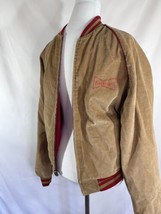 Budweiser Men&#39;s 70s Brown Corduroy Reversible Jacket Large A &amp; Eagle Collection - £32.73 GBP