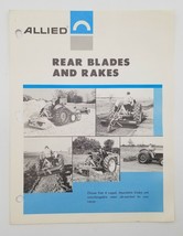 Vintage Allied Rear Blades &amp; Rakes Chicago Sales &amp; Dealer Advertising Br... - £12.44 GBP