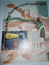 Vintage Blue Jeans Cologne Print Magazine Advertisement 1971  - $8.20 CAD