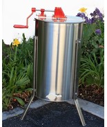 Manual 2 Frame Honey Extractor Beekeeping Equipment Honeycomb Spinner Dr... - $174.83