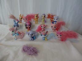 Disney Princess Palace Pets Fuzzy Furry Tail Friends Dolls Figures Lot 13 Pieces - £22.69 GBP