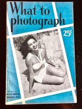 What to photograph rare book by Willard D. Morgan 1945 Photography  - £23.35 GBP