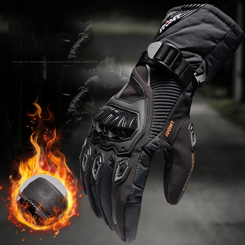 2023-Upgrade Motorcycle Gloves Guantes Moto Riding Touch Screen Winter for - £25.54 GBP