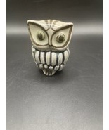 Vintage Tonala Mexico Ceramic Owl Figurine - £14.94 GBP