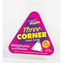Trend Three Corner Flash Cards Math Education Multiplication Division Te... - £3.93 GBP