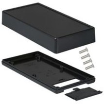 2 pack 1599HBKBAT Hammond. Enclosure box Black with battery door - £18.88 GBP