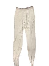 Vintage Fruit of the Loom Mens XS Waffle Long Underwear Blue Yellow Stri... - $39.55