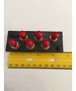 AFR-00112  MOLEX  6 PAK PLATE ST/ST MM RED Fiber Optic MultiMode ST Adap... - $26.75 CAD
