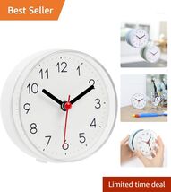 2WAY Silent Waterproof Bathroom Clock - Suction Cup &amp; Wall Mount - Moder... - $37.57