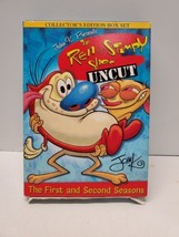 The Ren &amp; Stimpy Show Uncut: First and Second Seasons 3-DVD Box Set VERY GOOD!!! - £11.02 GBP