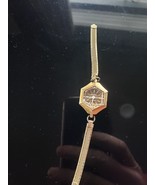 Belli Vintage 1970&#39;s Belair Esagonale Donna Marrone Orologio Con / Oro C... - $611.27 MXN