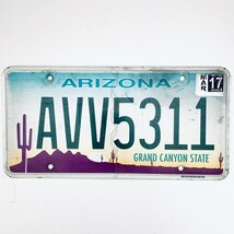 2017 United States Arizona Grand Canyon State Passenger License Plate AV... - $15.00 CAD
