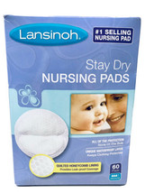 Lansinoh Stay Dry Leak Proof Quilted Disposable Nursing Size Medium Pads... - £5.46 GBP