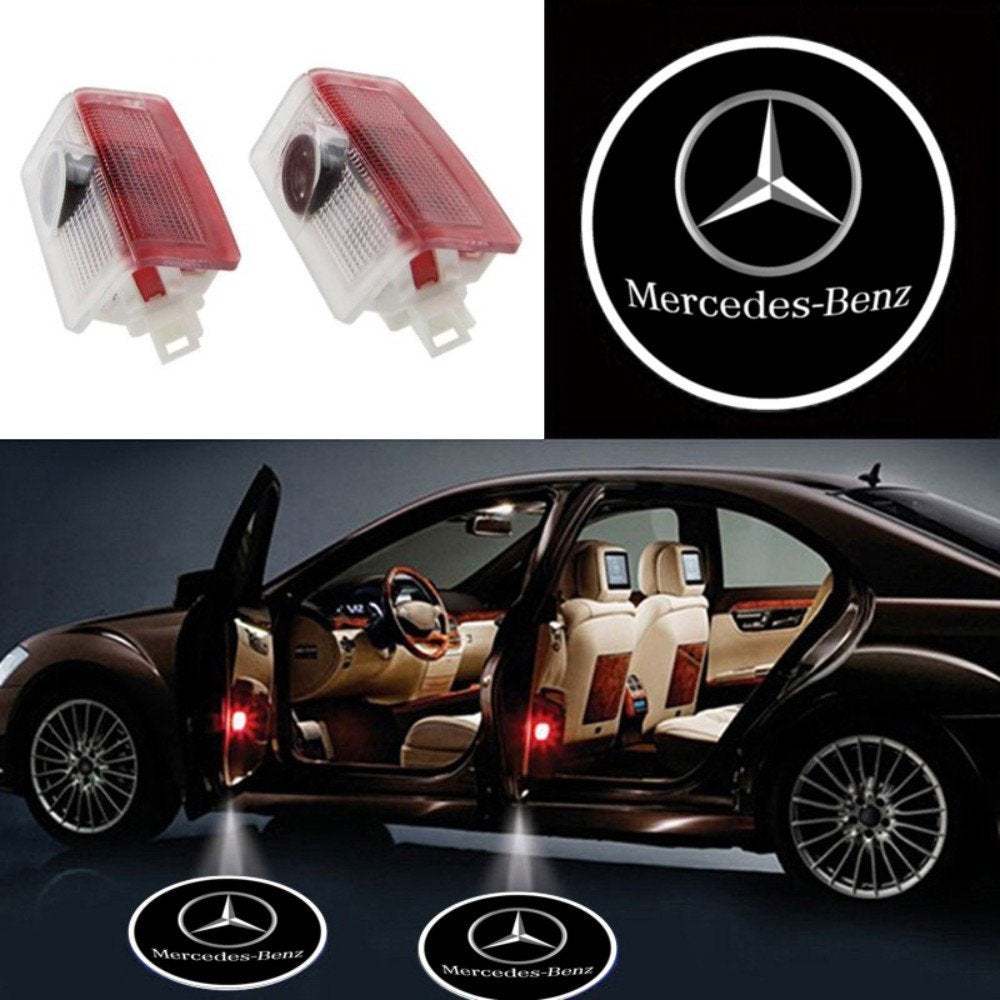 Primary image for 2X Pcs LED Logo Door Courtesy Light Ghost Shadow Laser Projector for Mercedes-Be