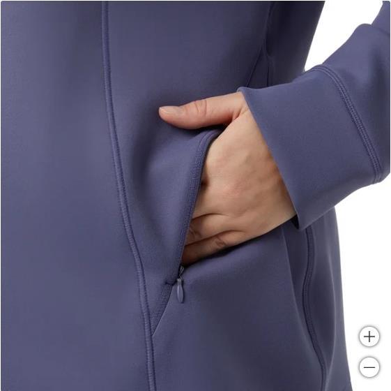 32 Degrees Womens Jacket Blue Full-Zip Pockets Stretch Active Workout Gym Soft Item image 10