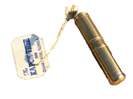 RARE Gold Filled Tea Infuser Holder Art Deco 1920s-30s Original Tag Neve... - £127.98 GBP