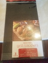 Grand Gourmet Mesh Fiber Grill Toppers 3 Sheets upc 719283515636 - £20.36 GBP