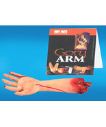 FAKE GORY BLOODY ARM / HAND scary freaky hanging joke halloween props ga... - £9.80 GBP