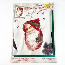 New Vintage 1993 Santa Claus Iron-On Transfer Daisy Kingdom Nostalgic Ch... - $9.99