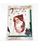 New Vintage 1993 Santa Claus Iron-On Transfer Daisy Kingdom Nostalgic Ch... - $9.99