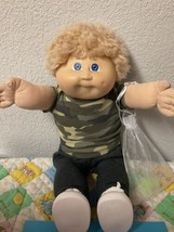 1ST Edition Vintage Cabbage Patch Kid Fuzzy Boy Blue Eyes DBL Hong Kong HM#3 - £228.06 GBP