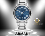 Montre chronographe à quartz pour homme Emporio Armani en acier avec cad... - £105.37 GBP