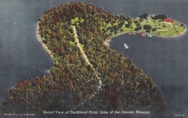 Aerial View Duckhead Point Lake of the Ozarks Missouri Postcard D11 - £2.38 GBP