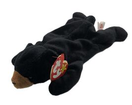 TY Beanie Baby Blackie The Bear 9 inches DOB 7/15/1994 - $8.95
