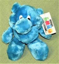 1988 Kodak Kolorkins Click + Tag Vintage Plush Blue Stuffed Animal Toy Character - $11.69