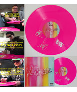 Mark Hoppus Travis Barker Matt Skiba signed Blink 182 Nine vinyl proof B... - £779.03 GBP