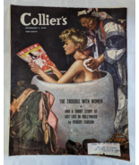 1946 COLLIER&#39;S PAPER MAGAZINE ORIGINAL NEWS ADVERTISING VINTAGE STORIES ... - £19.70 GBP