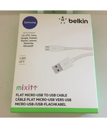 NEW Belkin Flat Micro-USB to USB Cable - $13.46