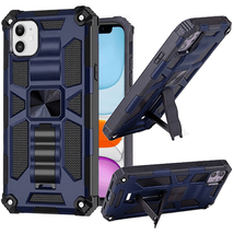 Machine Magnetic Kickstand Case Cover BLUE For iPhone 13 - £6.16 GBP