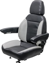 Grey Vinyl Seat w/Arms for Bad Boy Mowers- Replaces PN  071-2004-00, 071-2010-00 - £319.33 GBP