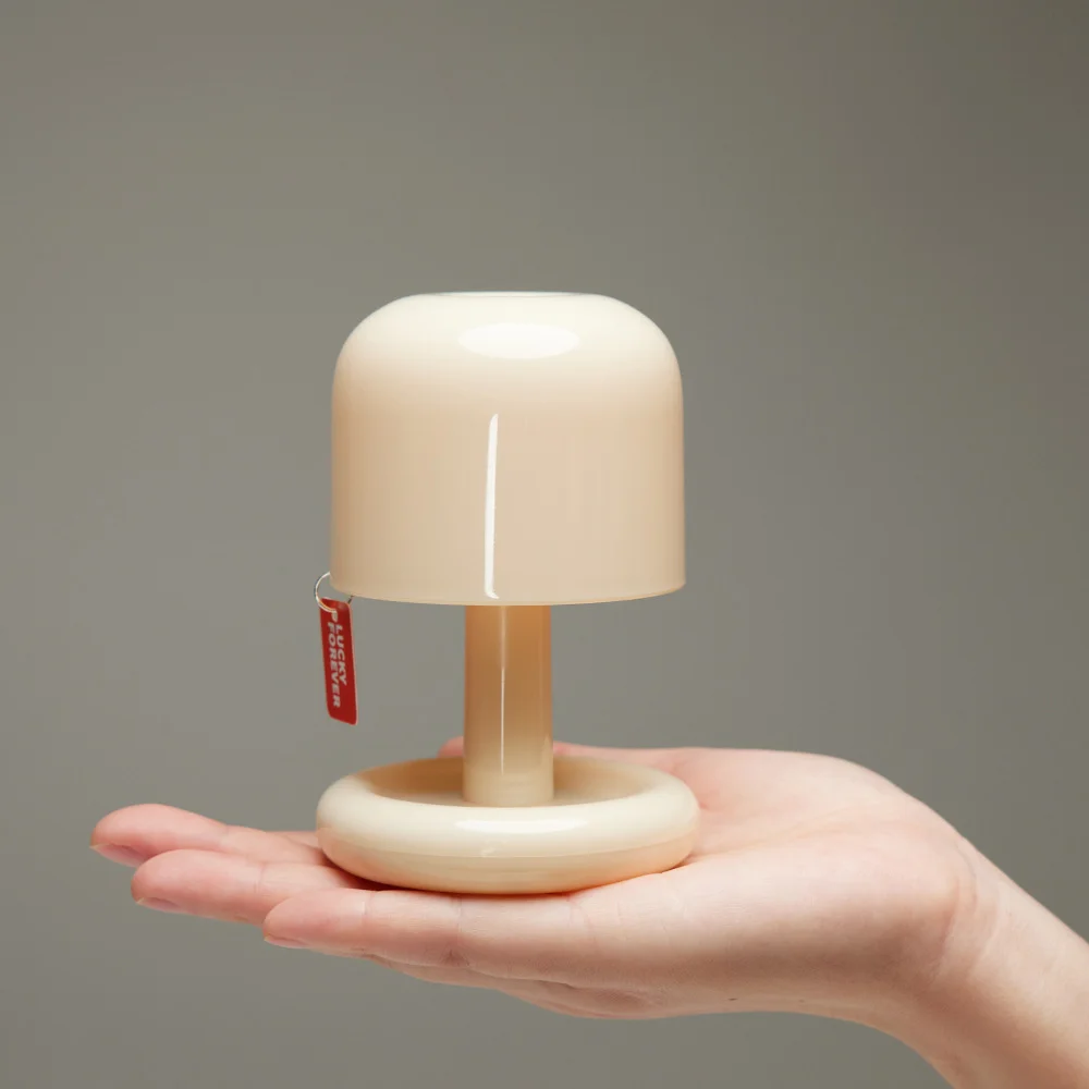 Mini Sunset Night Light Xmas Gift Mushroom Table Lamp Decoration For Bed... - $17.96