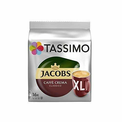 TASSIMO: Jacobs Cafe Crema Classic XL -Coffee Pods -16 pods-FREE SHIPPING
