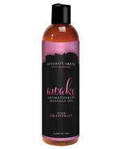 Intimate Earth Awake Massage Oil - 240 Ml Pink Grapefruit - £23.96 GBP